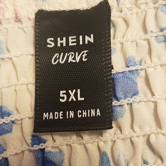 Shein Curve Floral Ruffle Sleeve Sundress - Picture 5 of 6